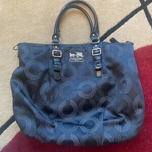 *SOLD* Black Coach Hobo Shoulder Bag